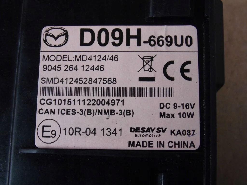 Mazda CX5 and card reader USB + KARTA SD Z MAPAMI