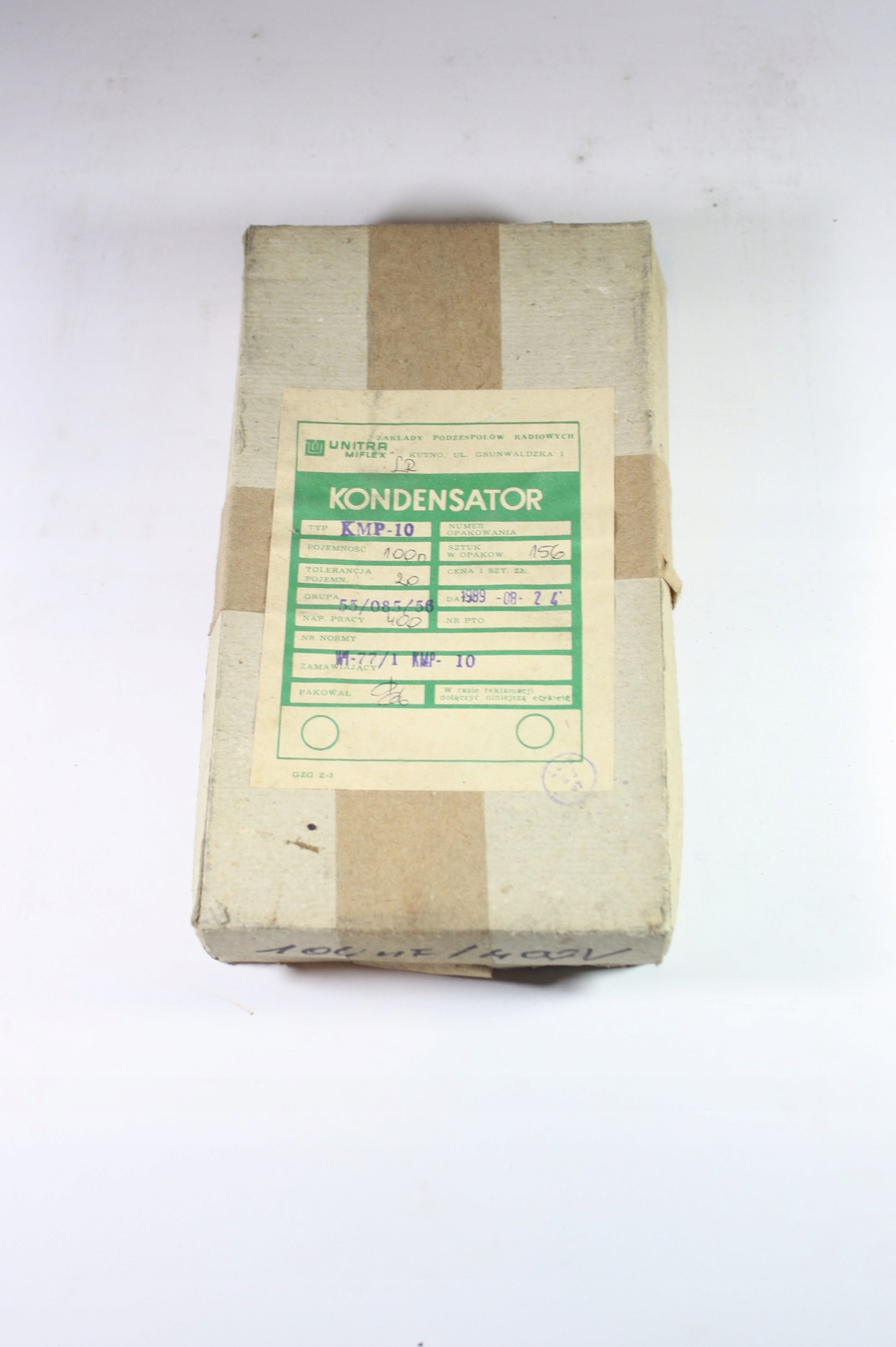 KONDENSATOR FOLIOWY MIFLEX 100nF 400V 156 sztuk!
