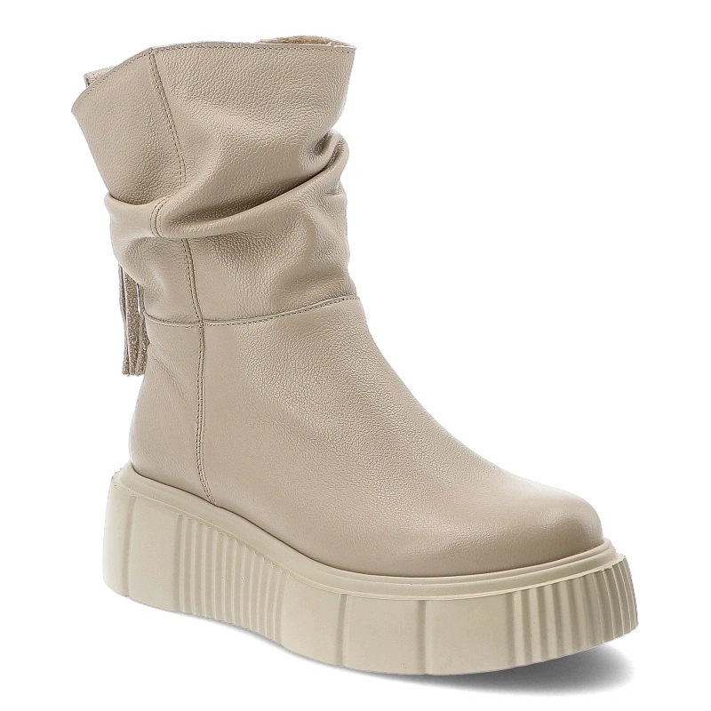 Dámské kotníkové boty Armodo, taupe, 60587 V. Taupe