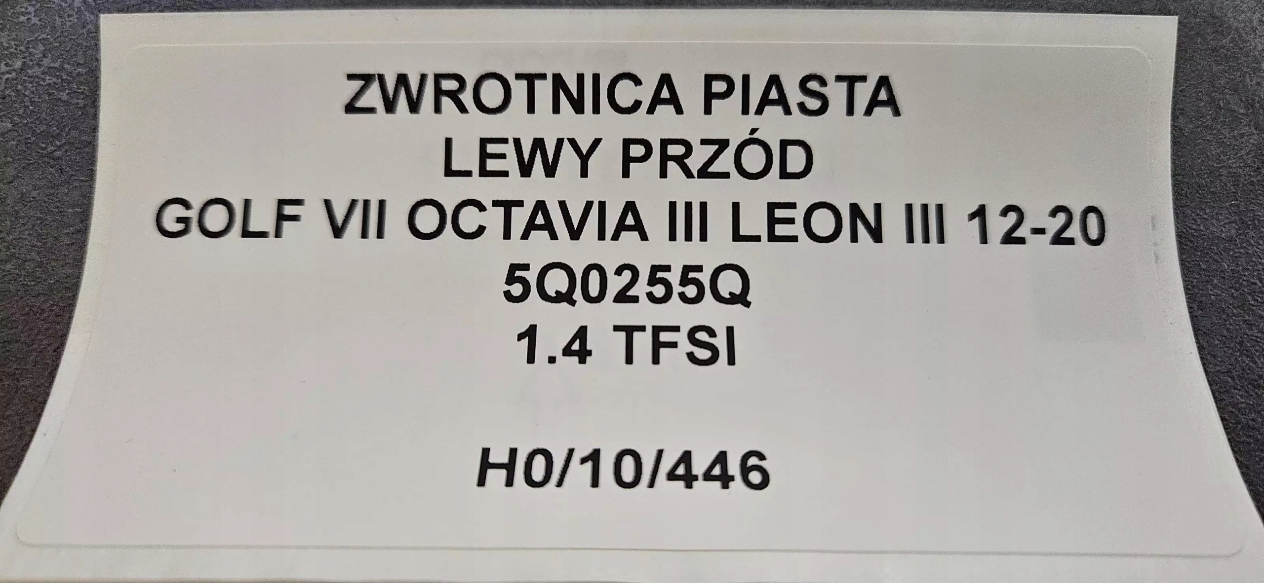 otoč čepu levý předek GOLF VII OCTAVIA III
