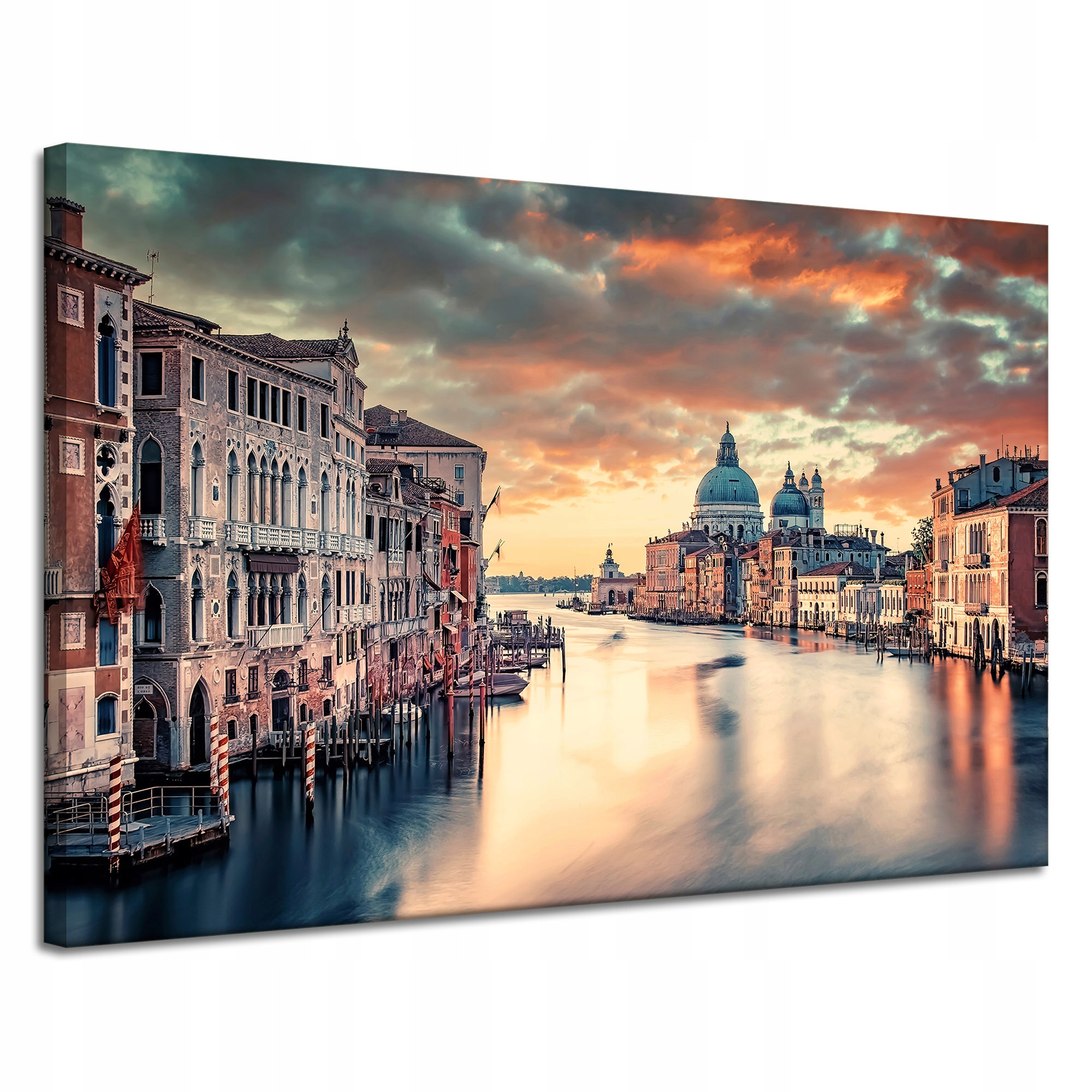 Obraz na plátně Architektura Benátek západ120X80