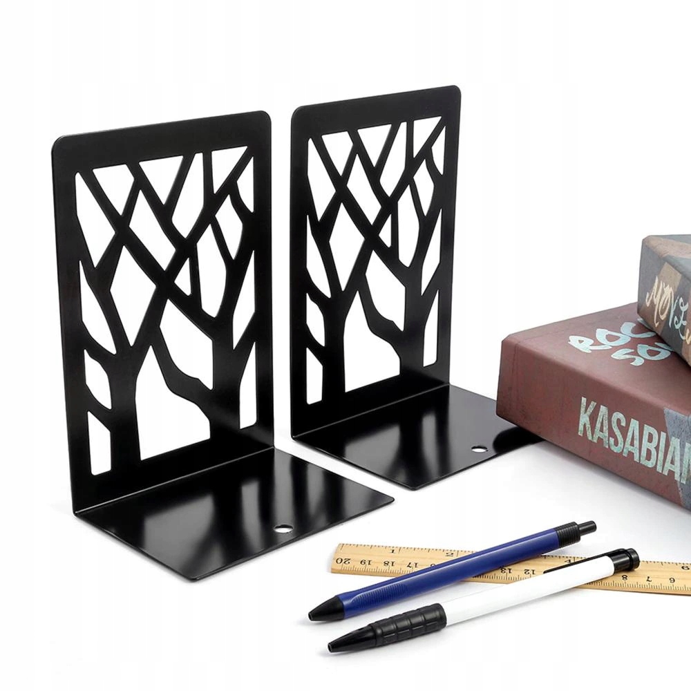 

Podpórka Do Książek 2 szt. Stojak, Metal