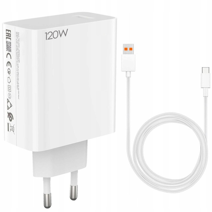 Ładowarka 120W do Xiaomi 15T Pro 14T, Redmi Note 14 Pro+, Poco F7 Ultra F6