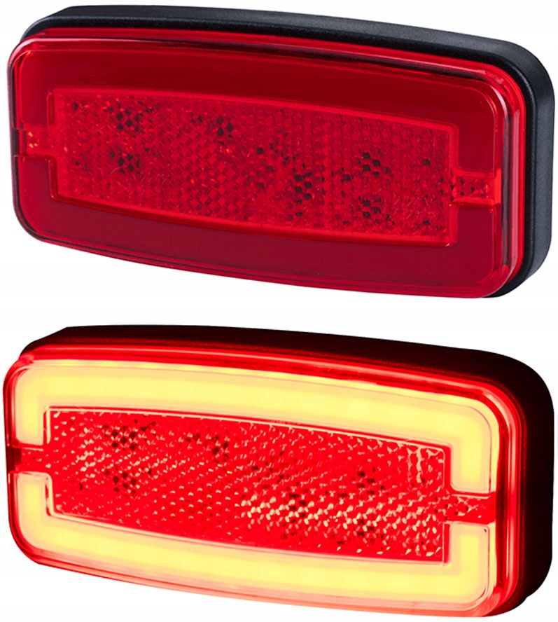 

Lampa Pozycyjna Z Odblaskiem Czerwona Led Neon