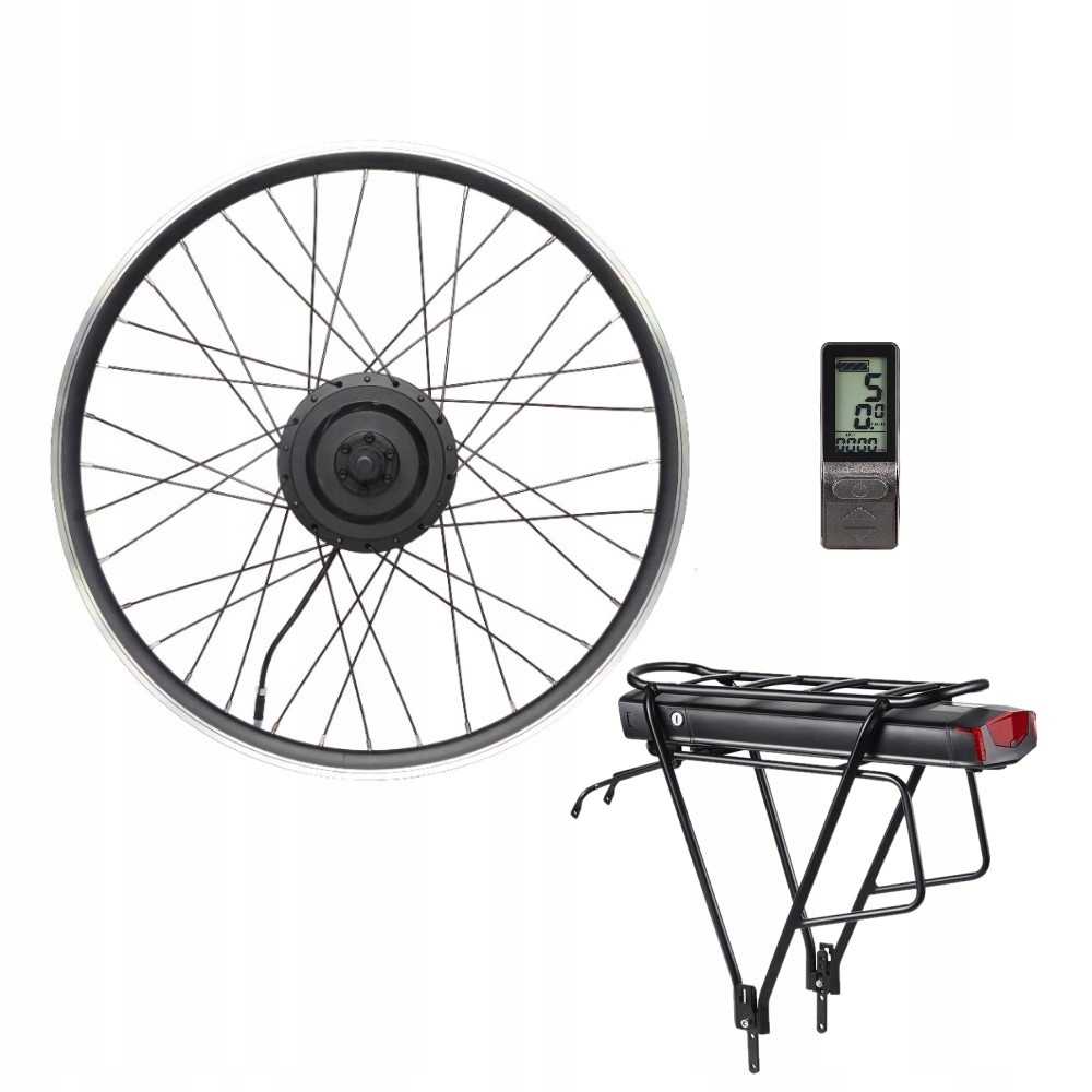 Motor pro převod jízdního kola na elektrický 48V 500W Baterie 15AH
