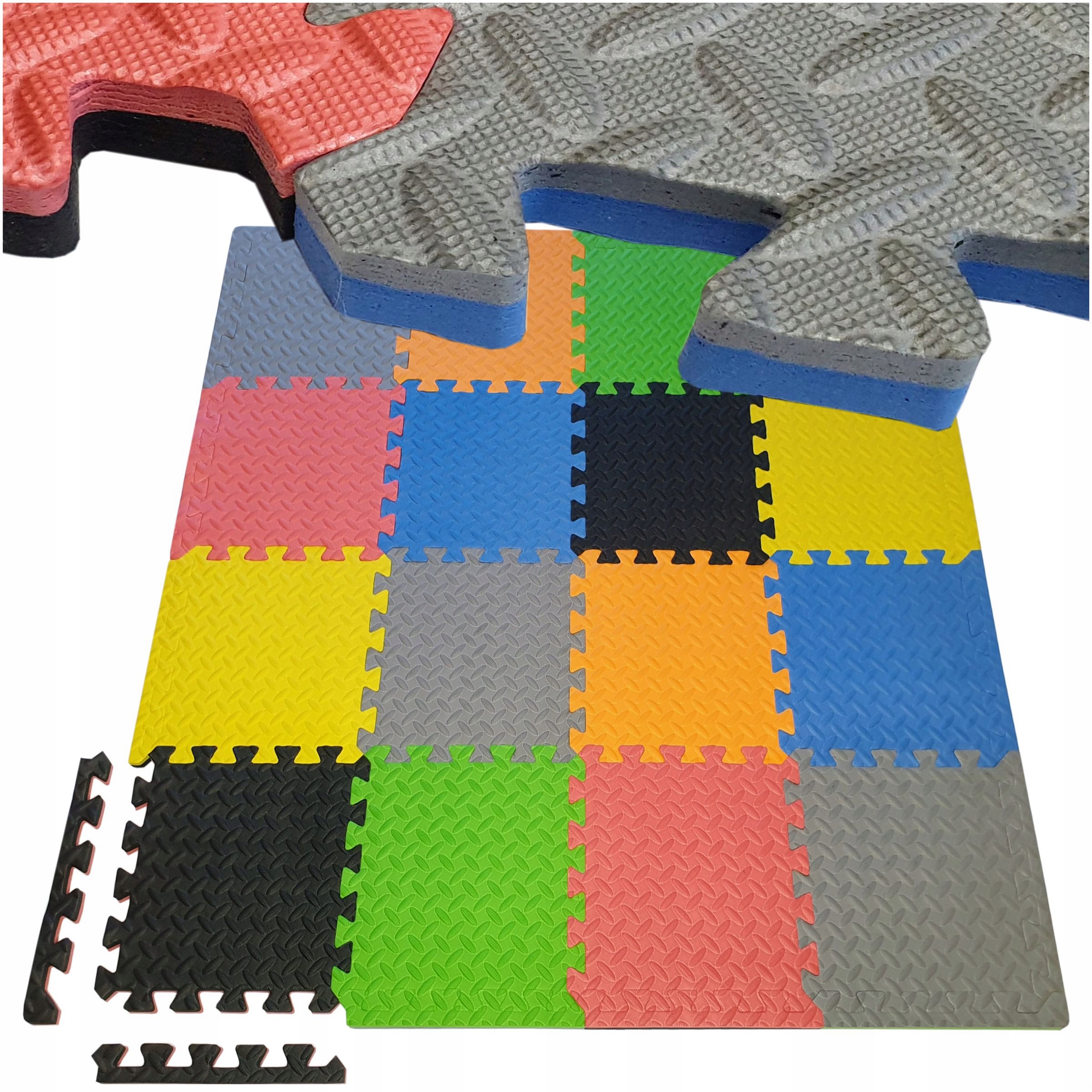 

Mata Piankowa do Cwiczeń Grube Puzzle 2 cm 16 szt