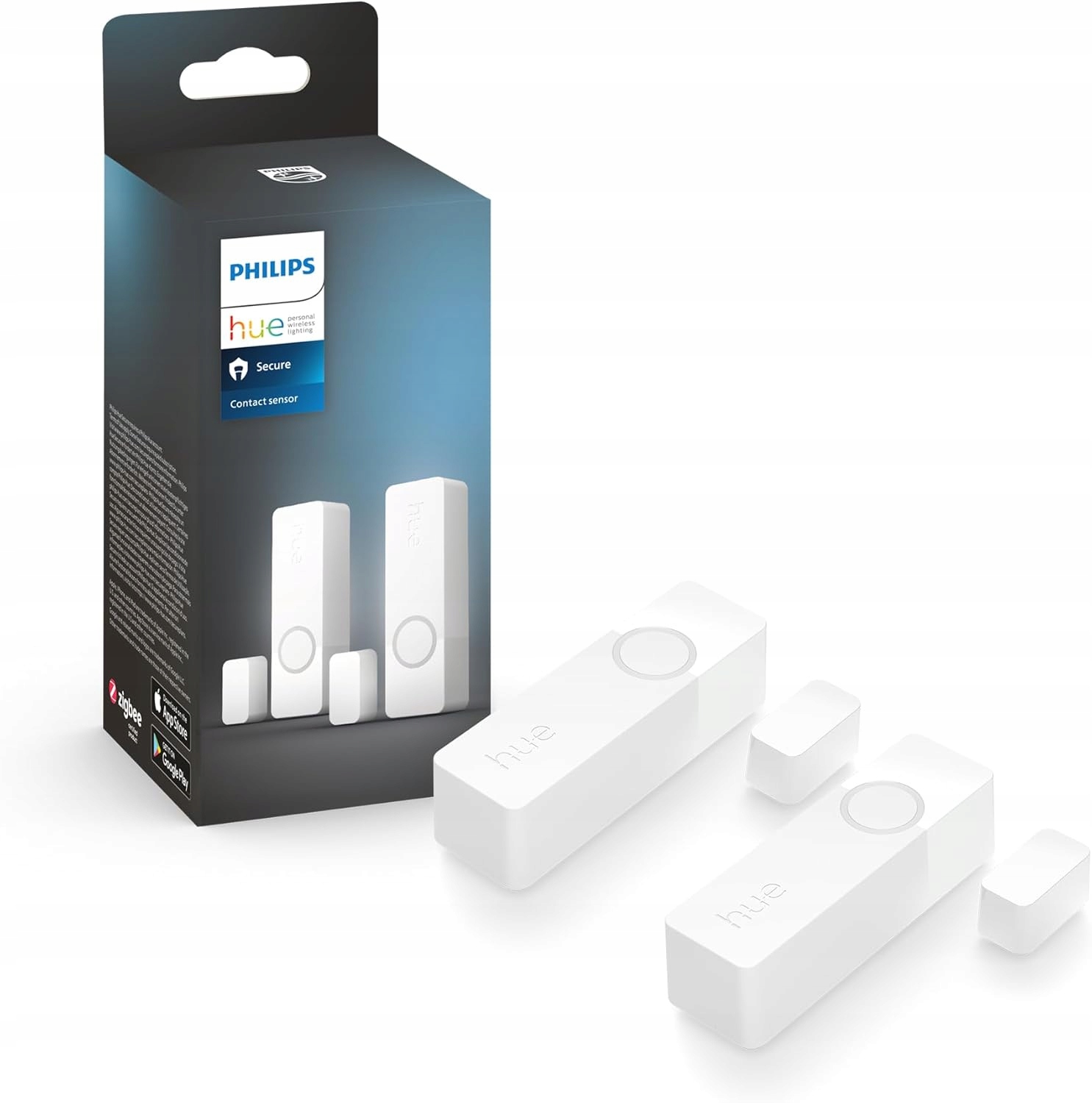 Snímač kontaktu s oknami a dverami batériový Smart Secure Philips Hue 2 ks