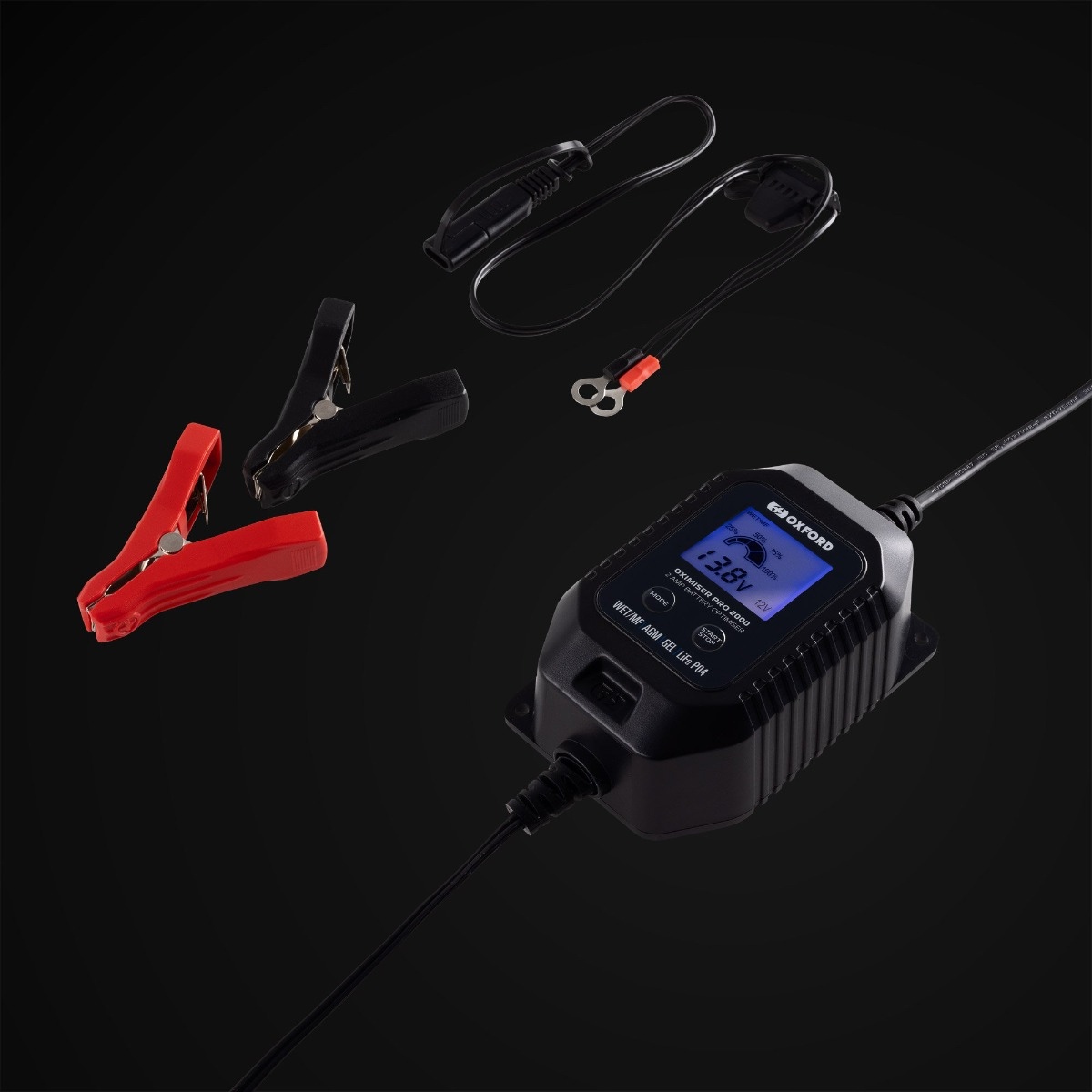 nabíjačka Oximiser Pro 2000, Oxford (2A, 12V, 8-80Ah)
