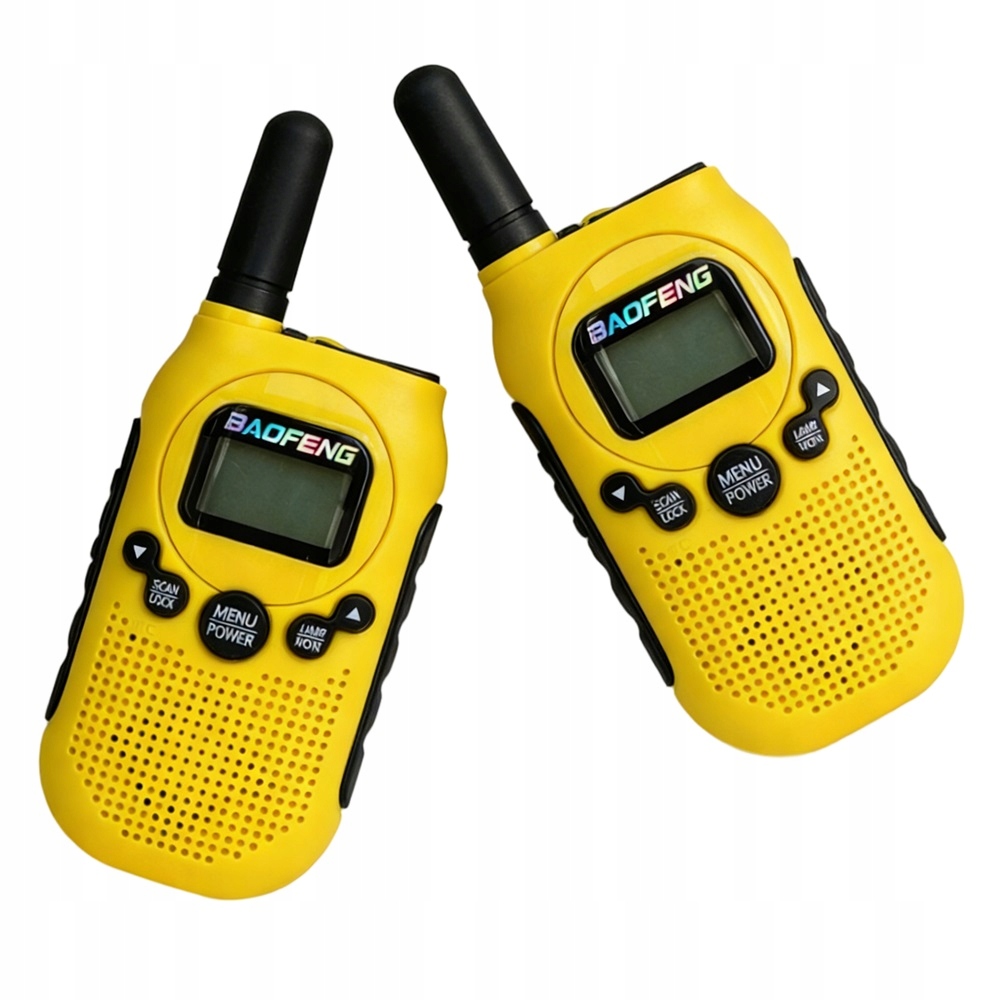 Krótkofalówki 2x Walkie Talkie Baofeng Radiotelefon Latarka Duży Zasięg
