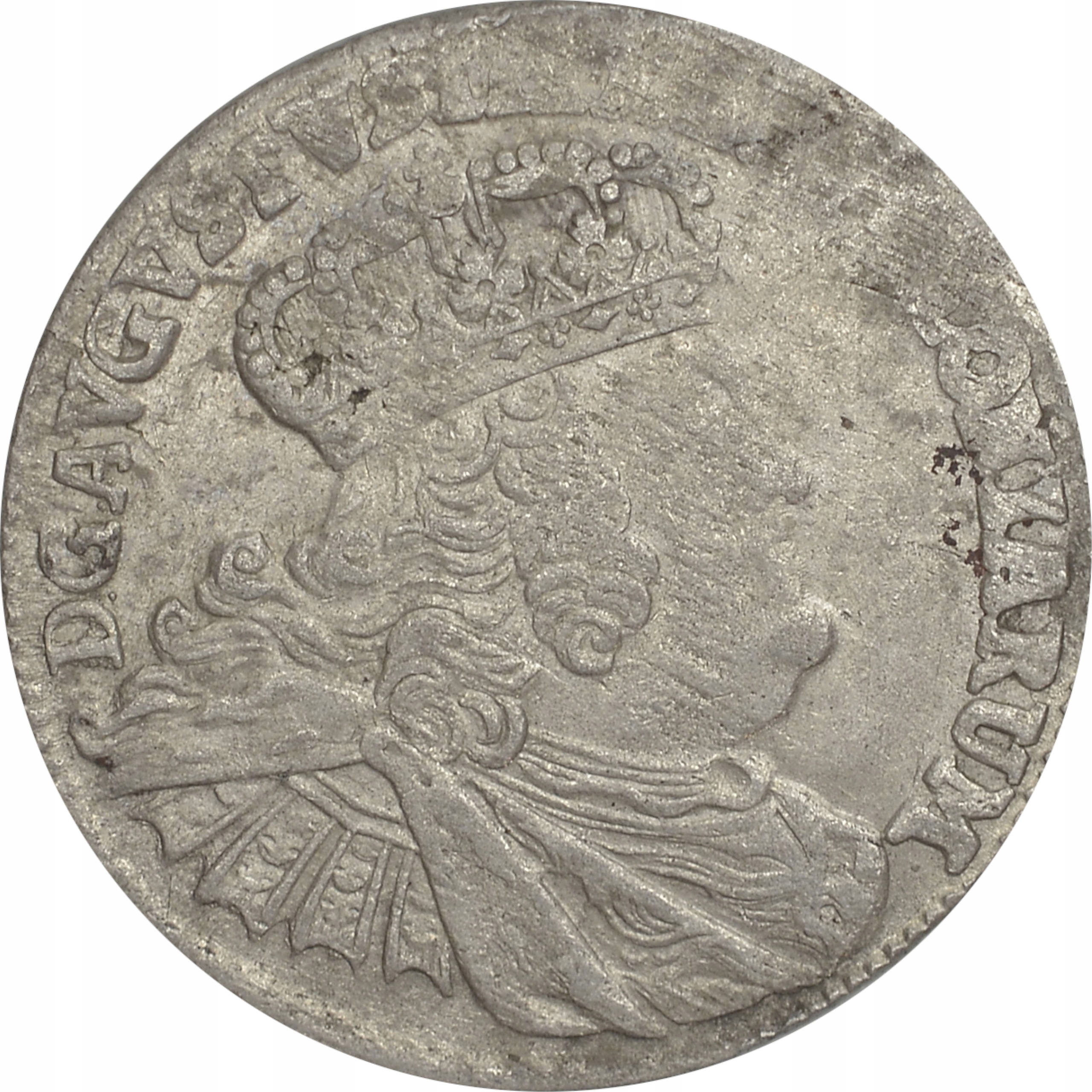 6.im.AUG.III SAS, DWUZŁOTÓWKA KORONNA 1753 -62 R2