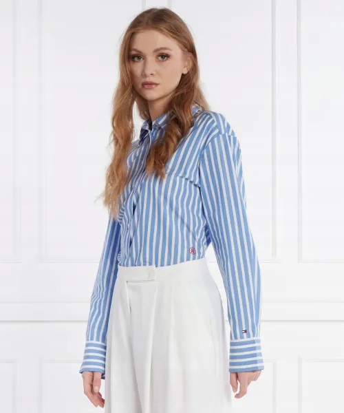 Volná pruhovaná košile Tommy Hilfiger 36