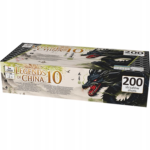 Fajerwerki Wyrzutnia Legends Of China 10 CB50 Jorge 200 strzałów