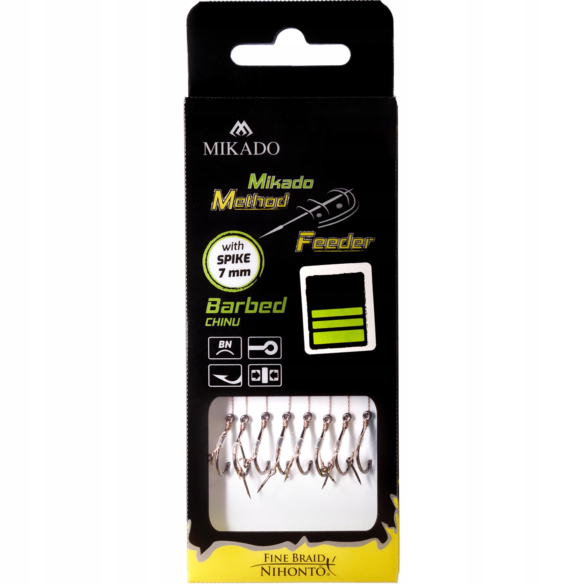 Przypony Mikado Z Igłą Zadziorowe Chinu rozmiar 12 0.12mm 10cm