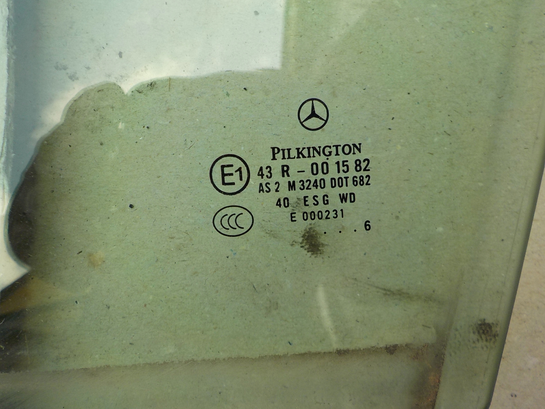 window left front mercedes w169 3D 2006r
