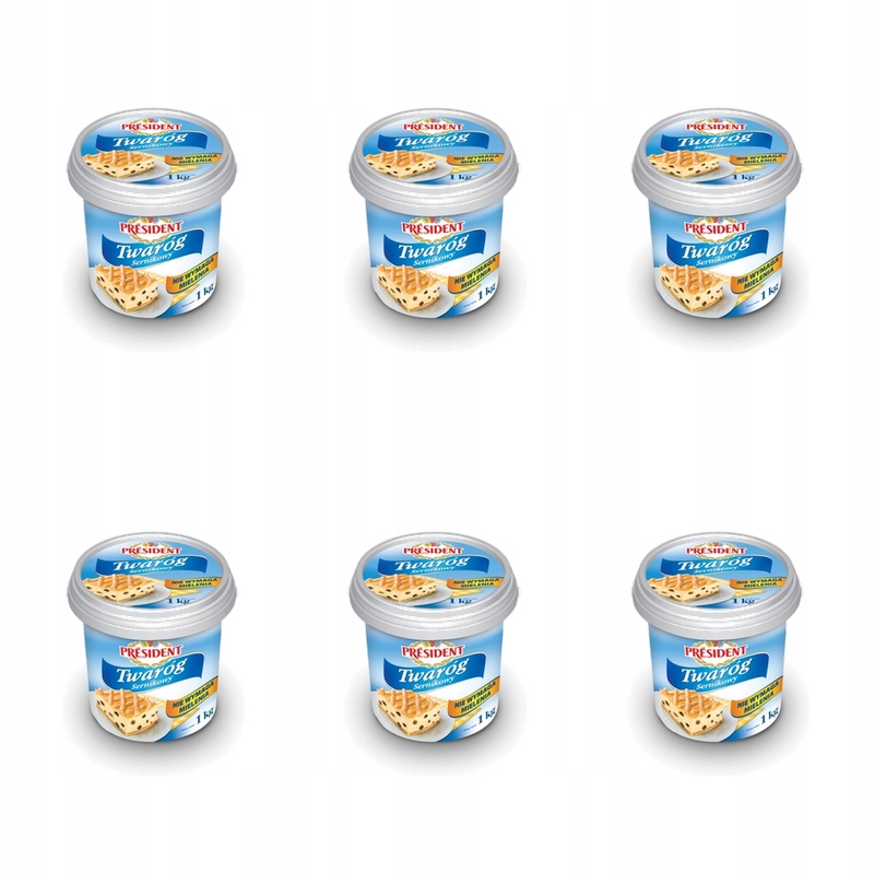Tvarohový Tvaroh President 1 Kg Kbelík X6