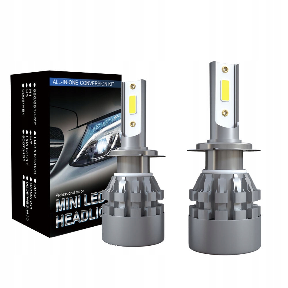 

Żarówki Led H7 100W Mocne 20000LM 6000K Dob Canbus