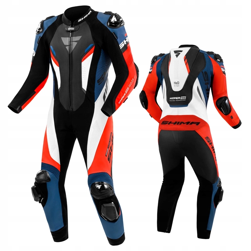 Jednodielny motocyklový oblek Shima Hyper-rs White/blue Darčeky