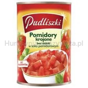 Pudliszki Rajčata nakrájená na rajčatový džus 400 g