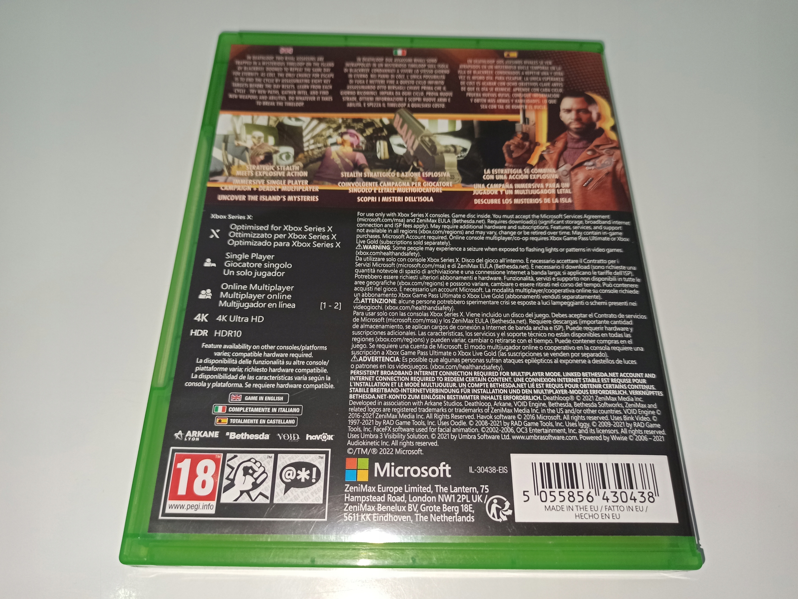 DEATHLOOP PL mówią po polsku, zabójca pętla czasu EAN (GTIN) 5055856430582