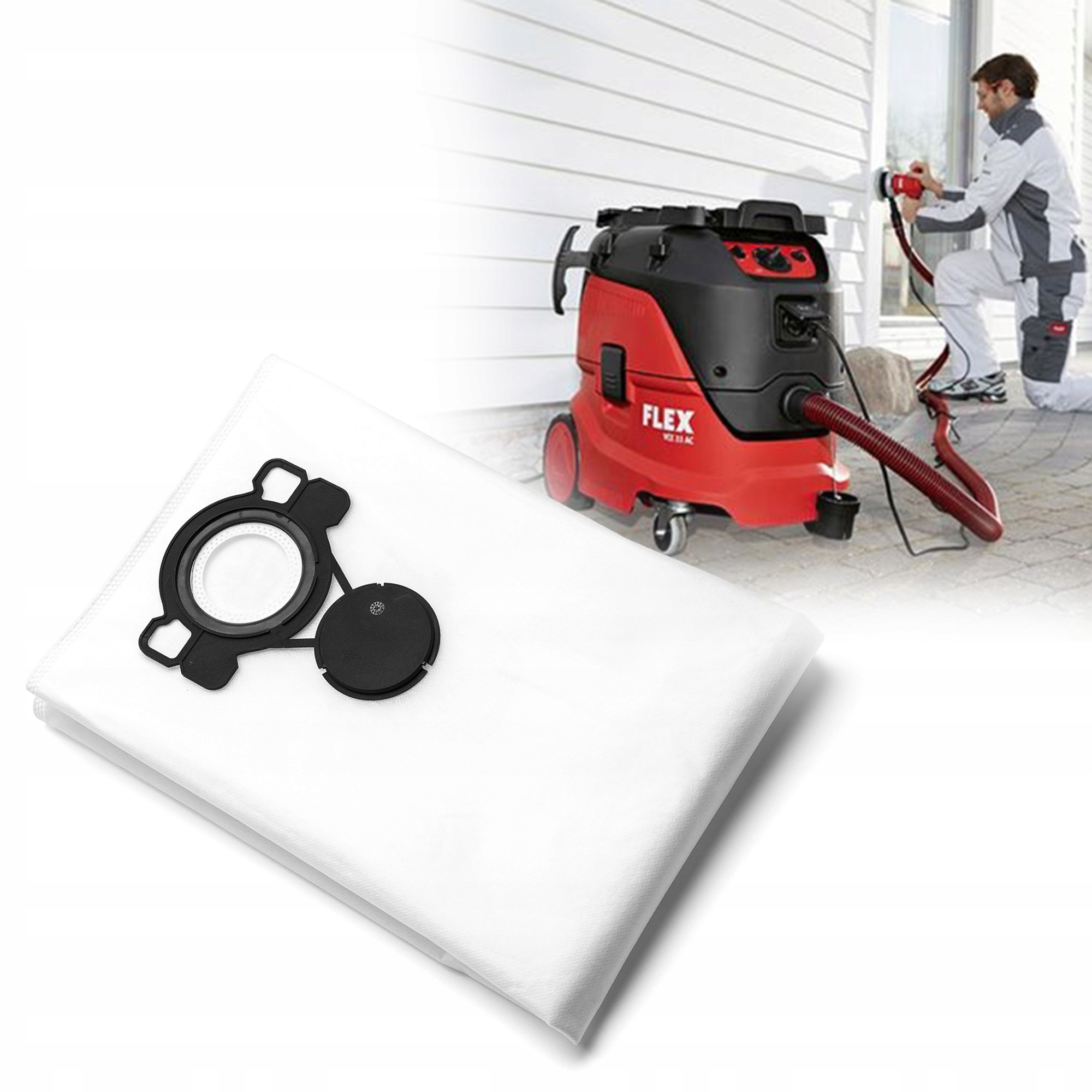 5x Worek Worki Do Odkurzacza Flex S44 Flizelinowe Typ worka syntetyczny