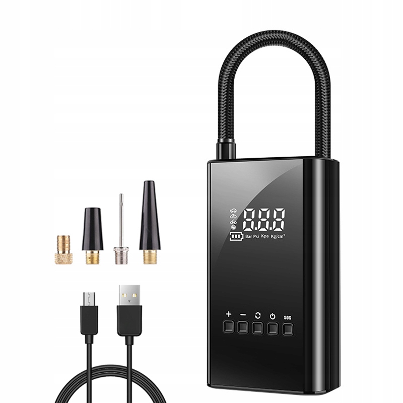 ПОРТАТИВНЫЙ ЦИФРОВОЙ АВТОМОБИЛЬНЫЙ КОМПРЕССОР 12V 150PSI