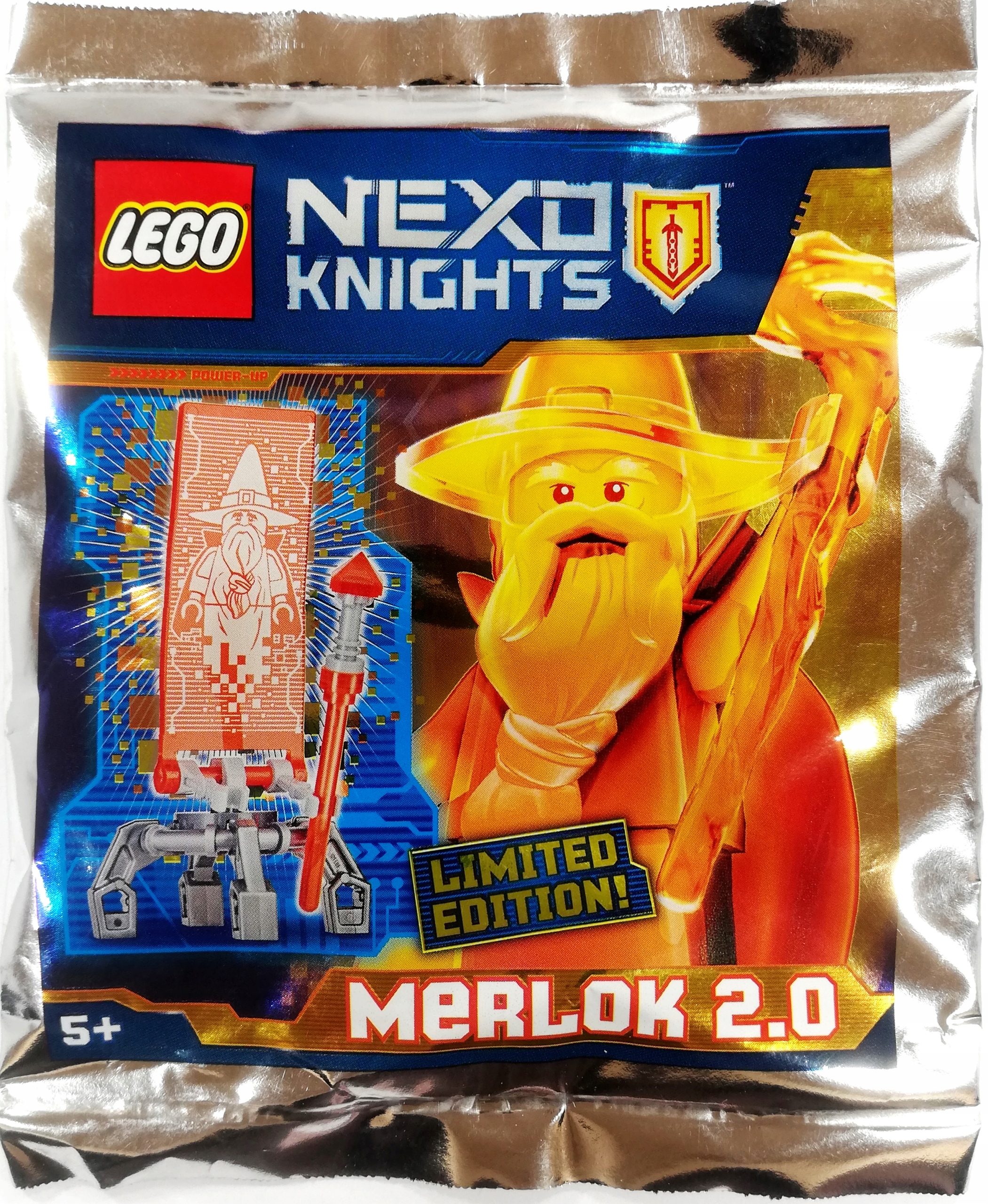 mini LEGO NEXO KNIGHTS MERLOK 2.0 271713 POLYBAG SASZETKA • Cena