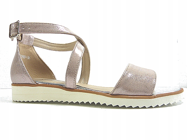 dámské pohodlné kožené sandály růžové Karino 36