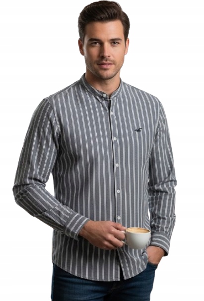 košile Abercrombie Hollister M epic flex pruhy
