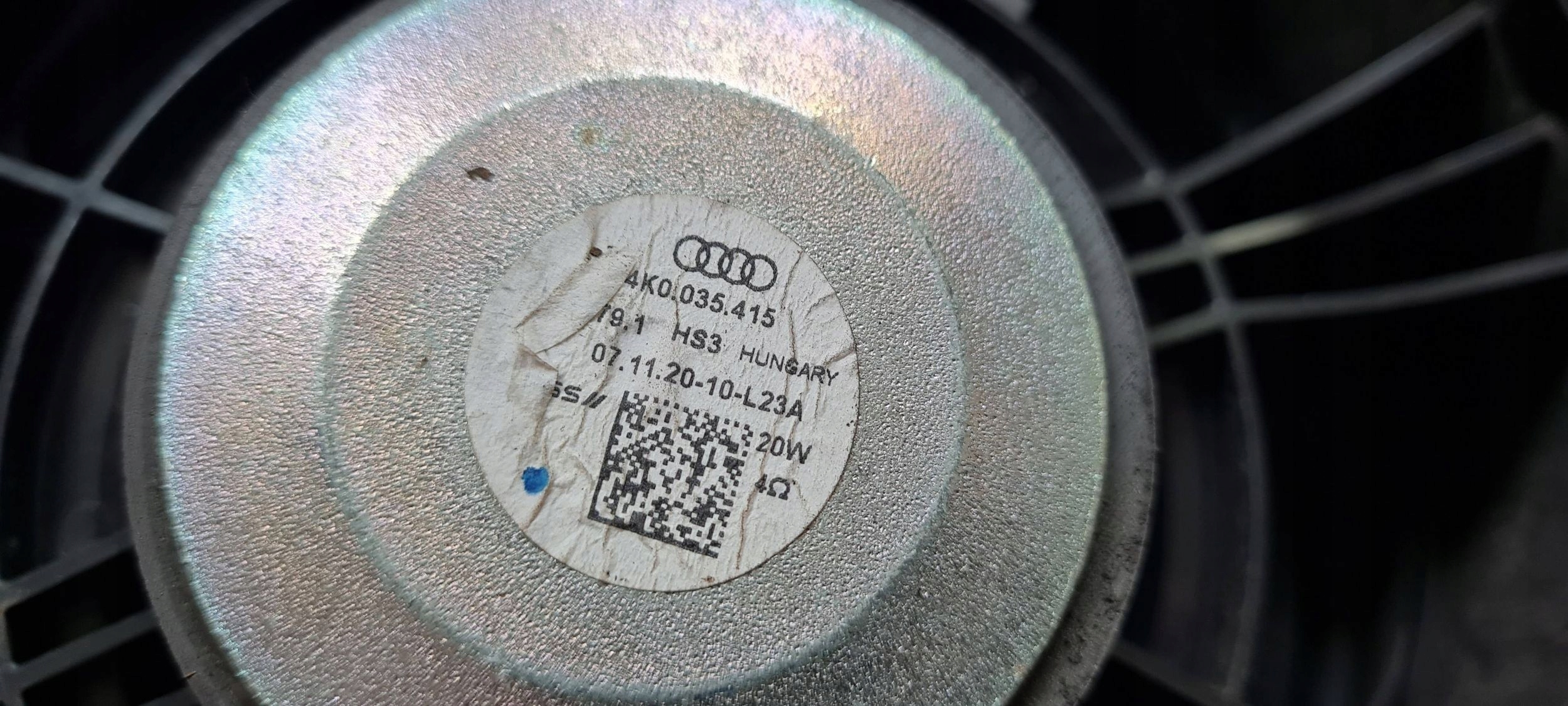 A6 C8 4K speaker door left right front 4K0035415
