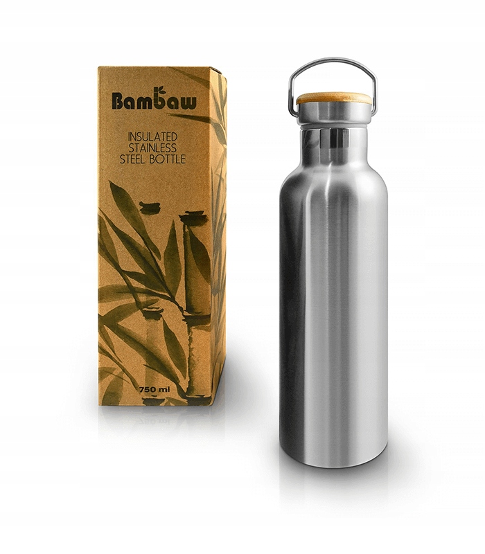 TERMOS BUTELKA METALOWA PODWÓJNIE IZOLOWANA 750 ML