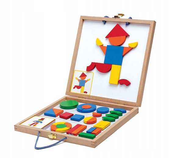 

Djeco Układanka magnetyczna Geoform geometryczne