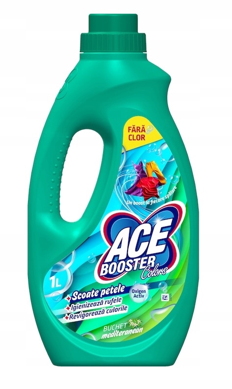 ACE Booster Color odplamiacz do tkanin Śródziemnomorski Bukiet 1L