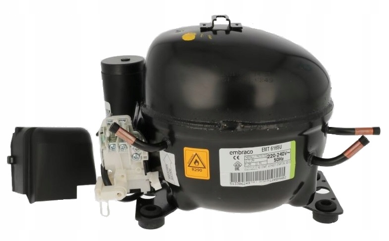 SPRĘŻARKA CHŁODNICZA EMBRACO ASPERA EMT6165U R290