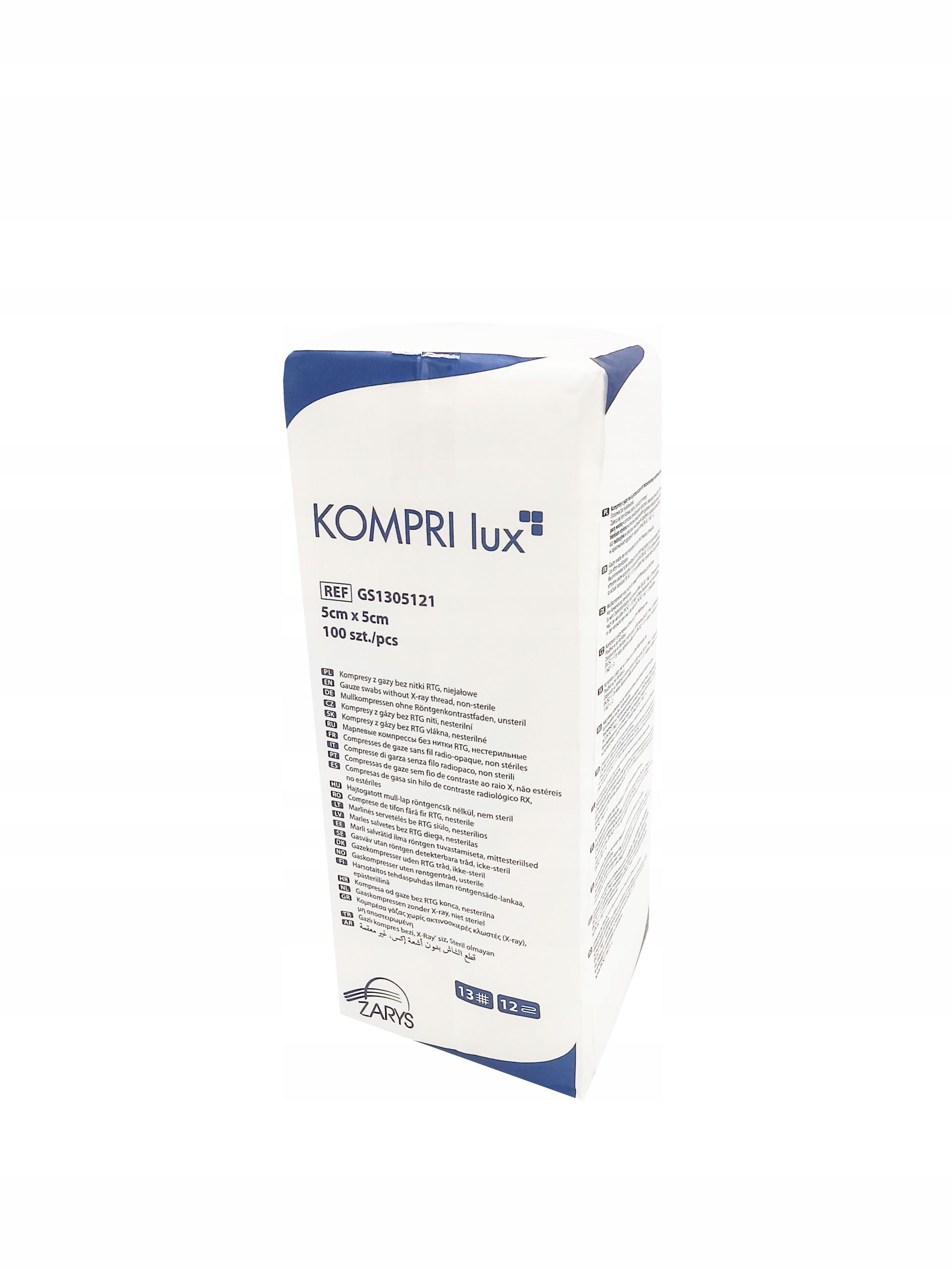 

Kompres Gazowy Niejało 13N 12W 5cmx5cmx1szt 100szt