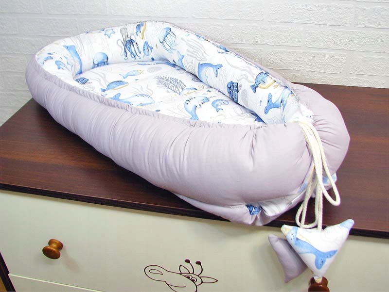 Kokon niemowlęcy, kojec dwustronny, gniazdo 2w1 Marka inna marka