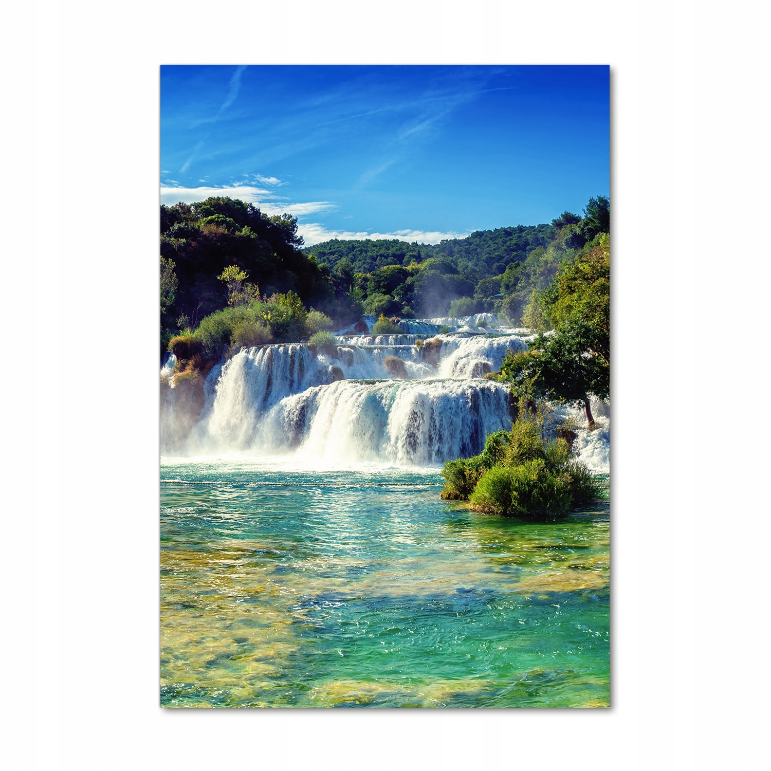 

Foto obraz akrylowy do salonu Wodospad Krka 70x100