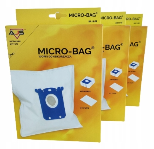 12x WORKI DO ODKURZACZA ELECTROLUX AEG PHILIPS Typ worka syntetyczny