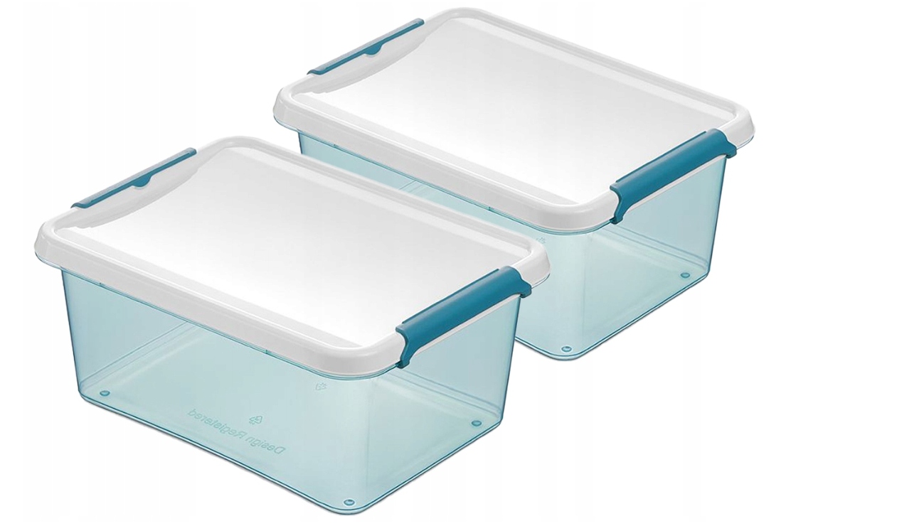 

Pojemniki pudło plastikowe organizer 2x 1,6l