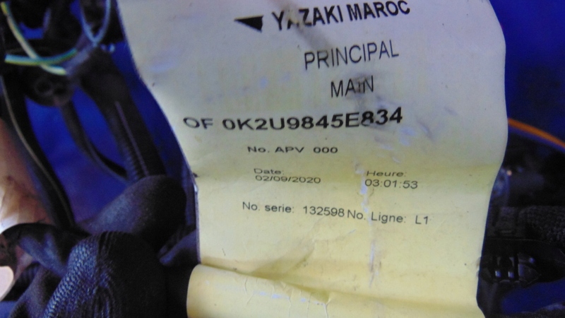 bundle motor wiring 1.5 BLUE HDI VIVARO C III JUMPY EXPERT III PROACE