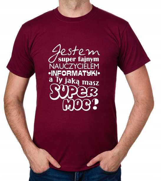 

koszulka Dzień Nauczyciela Informatyka prezent