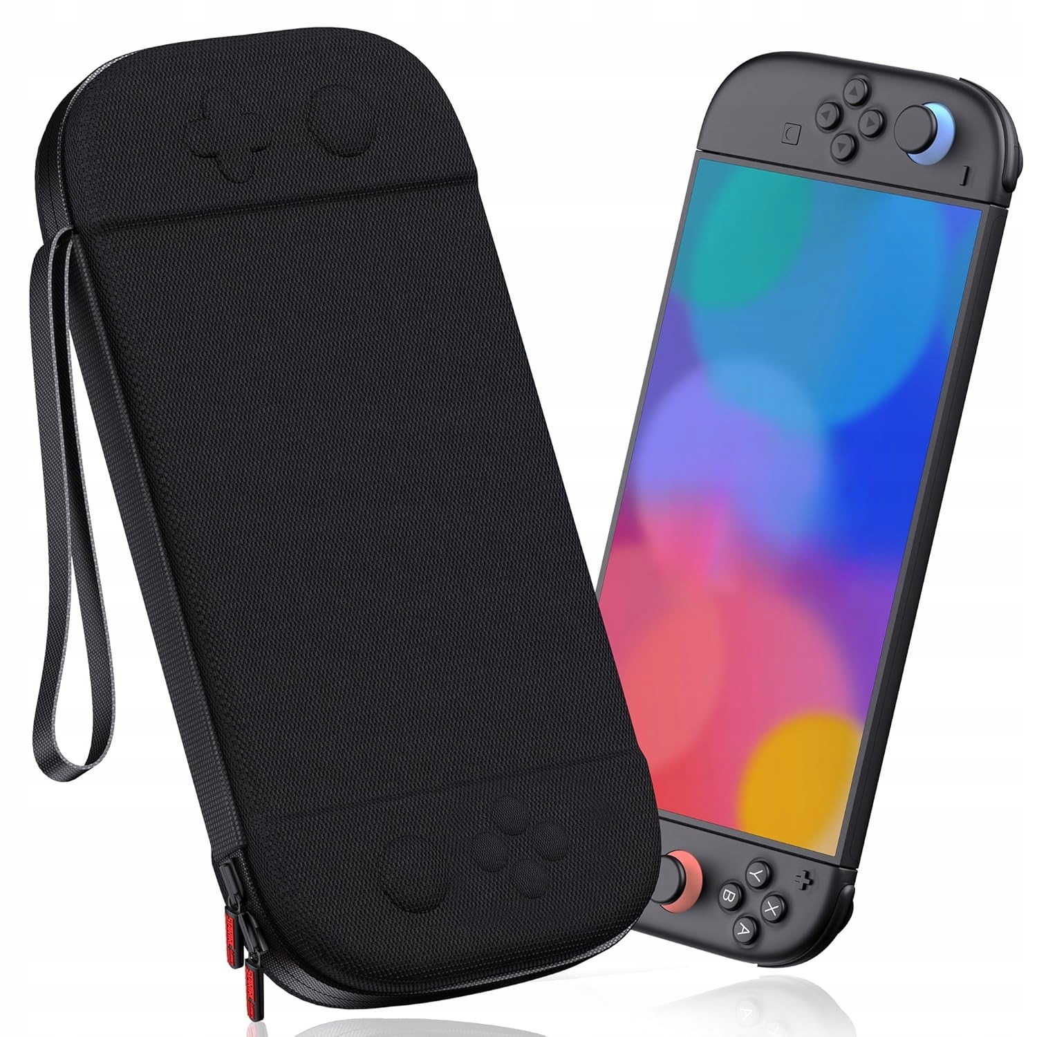 Etui Slim pokrowiec do Nintendo Switch 2, twarde, 12 kart gier, czarne