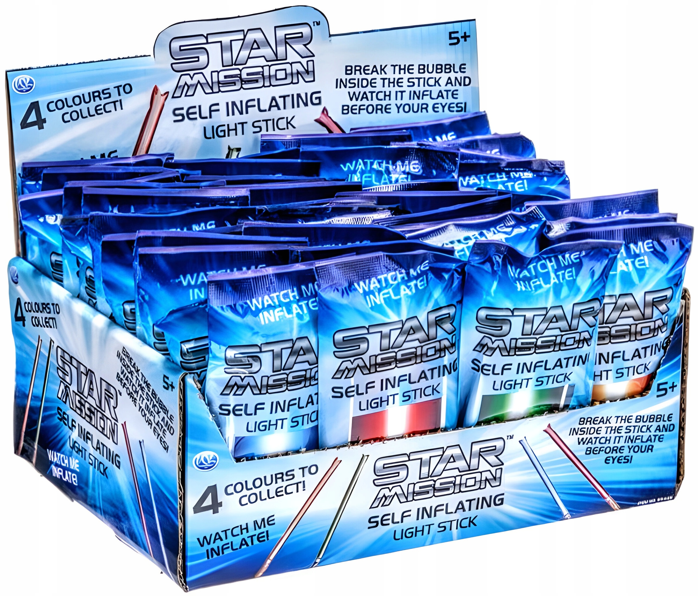 AUTOMATYCZNIE NADMUCHIWANY MIECZ ŚWIETLNY 60 CM PO NADMUCHANIU - NIEBIESKI Rodzaj miecze Świetlne