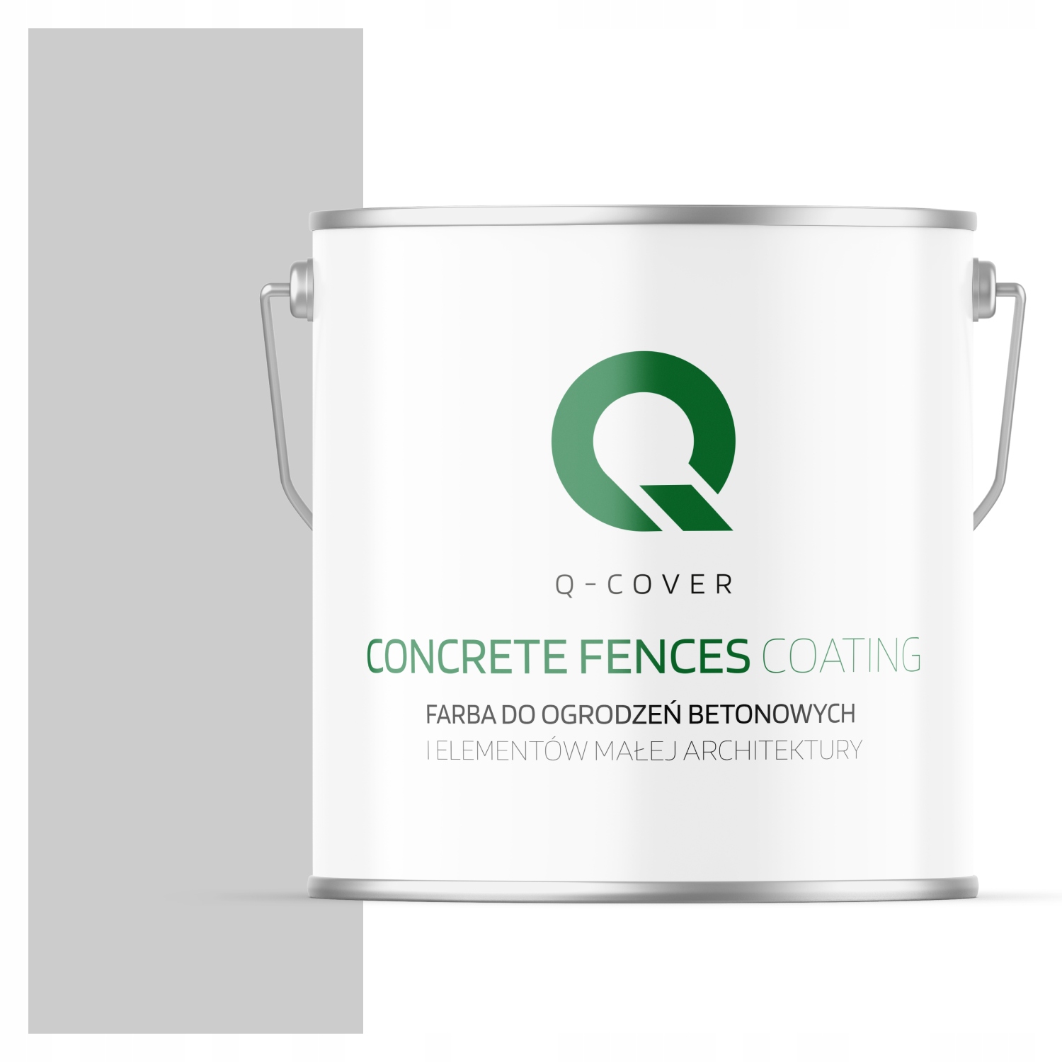 Farba Do Malowania Ogrodzeń Płotów Betonowych Kolor Szary Jasny F262 5L