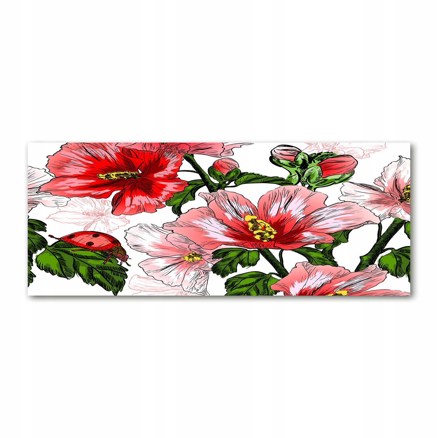 

Foto obraz duży akryl nowoczesny Hibiskus 125x50cm
