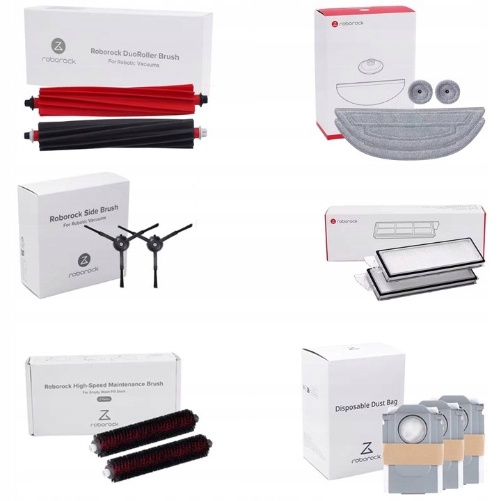 Originálne príslušenstvo pre Roborock S8 MaxV filtre kefy mopy sáčky