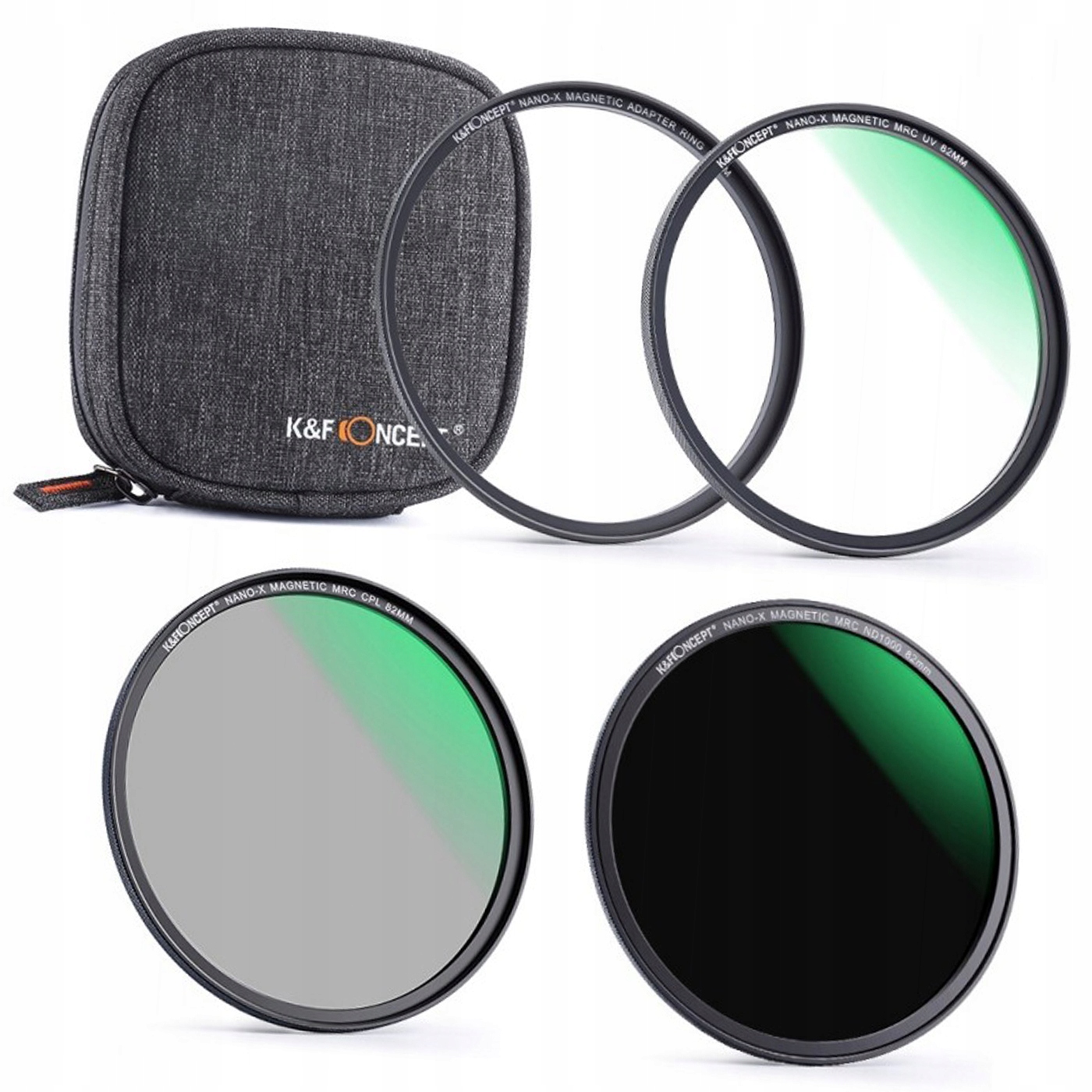 Zestaw filtrów MAGNETYCZNYCH MC UV CPL ND1000 72mm