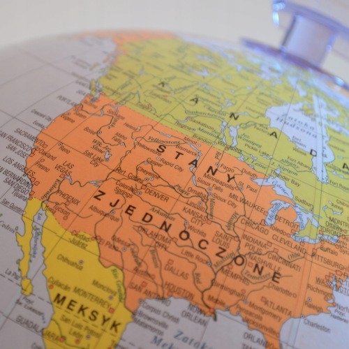 Globus polityczno - fizyczny Zachem 220 mm Marka Zachem