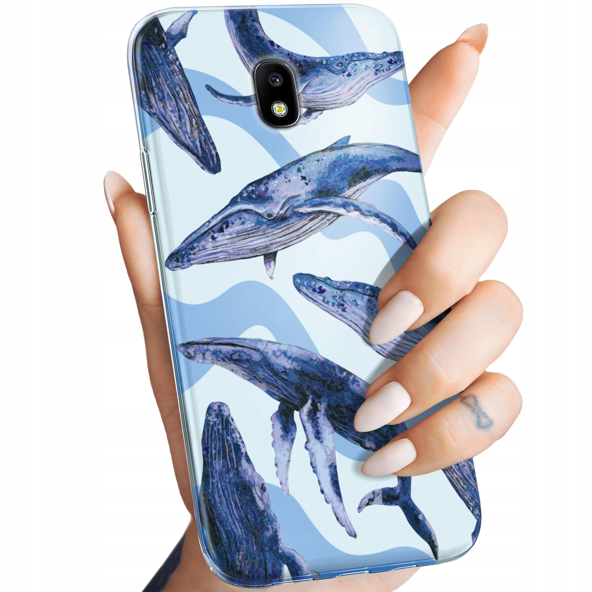 Etui Do Samsung Galaxy J3 2017 Morze Fale Woda Aqua Obudowa Pokrowiec