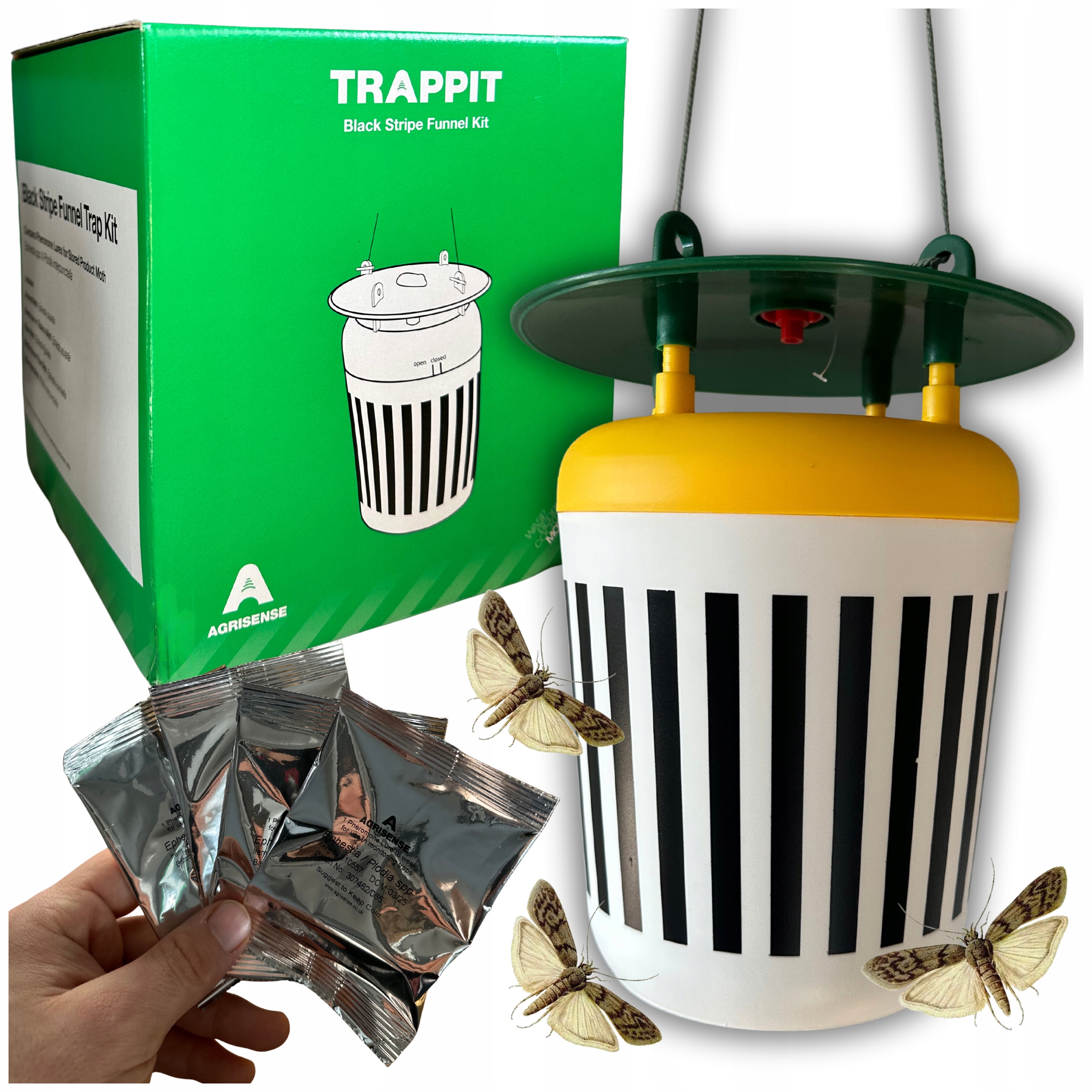 Velká Past Na Kuchyňské Potravinové Moly Mkliki Omacnice+ Vábnička Feromon 4KS