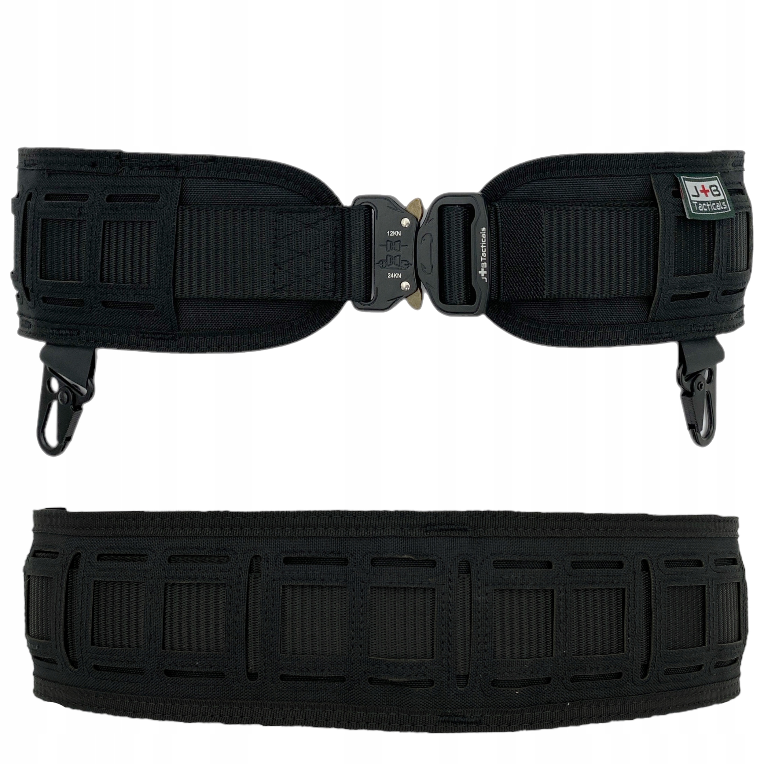 Pasek Pas Taktyczny Strzelecki Wojskowy Bojowy Czarny Męski Molle Premium